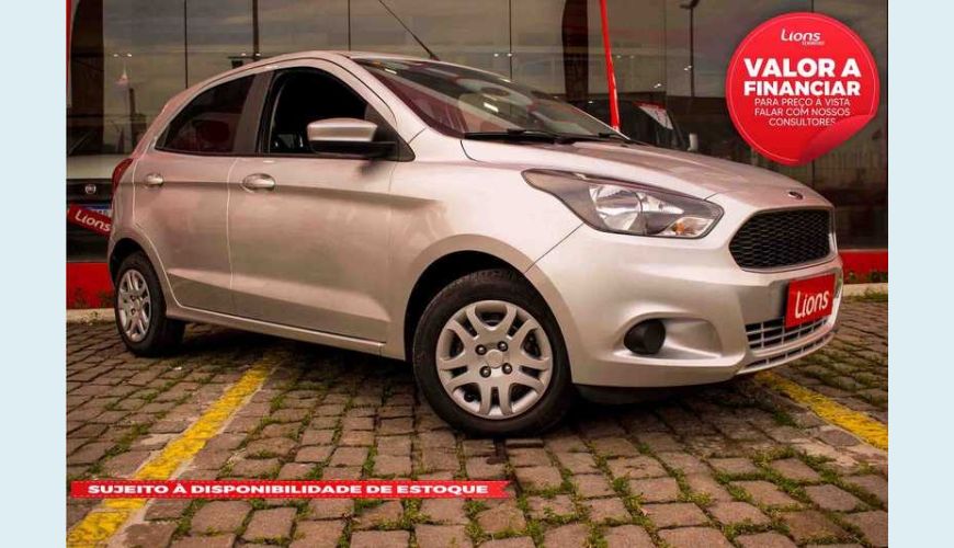 FORD KA SE PLUS 1.0 FLEX MANUAL 4P - PRATA - 2018 Foto 1 (Grande)