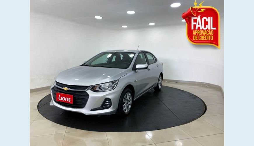 CHEVROLET ONIX PLUS LT 1.0 FLEX MANUAL 4P - PRATA - 2020 Foto 1 (Grande)