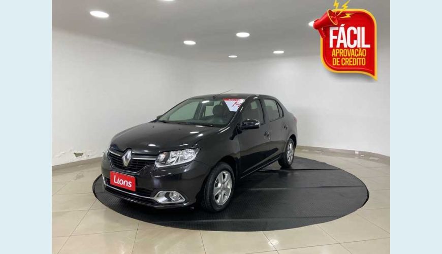 RENAULT LOGAN EXPRESSION 1.6 8V FLEX MANUAL 4P - PRETO - 2014 Foto 1 (Grande)
