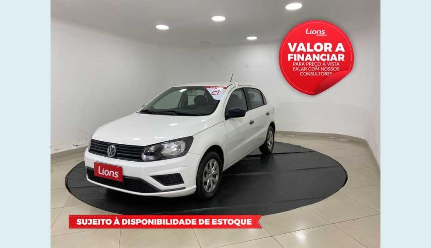 VOLKSWAGEN GOL 1.0 12V FLEX MANUAL 4P - BRANCO - 2021 Foto 1 (Grande)