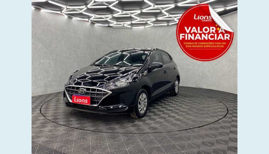 HYUNDAI HB 20 SENSE 1.0 FLEX MANUAL 4P - PRETO - 2020 Foto 1 (Grande)