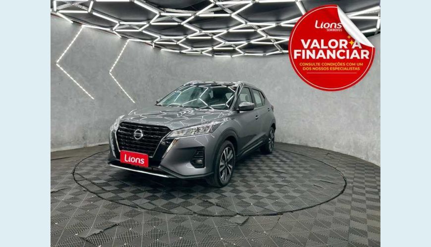 NISSAN KICKS ADVANCE 1.6 FLEX MANUAL 4P - CINZA - 2022 Foto 1 (Grande)