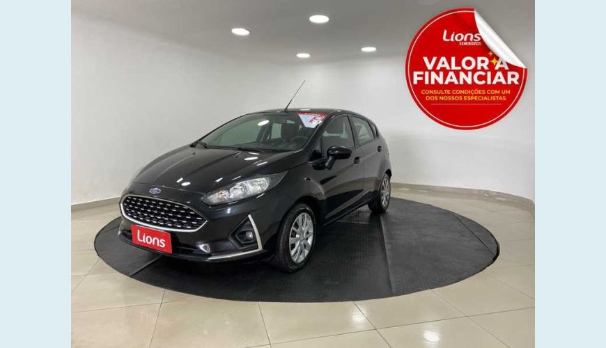 FORD FIESTA SE 1.6 16V FLEX MANUAL 4P - PRETO - 2018 Foto 1 (Grande)