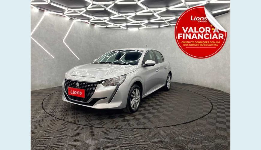 PEUGEOT 208 ACTIVE 1.6 FLEX MANUAL 4P - PRATA - 2022 Foto 1 (Grande)