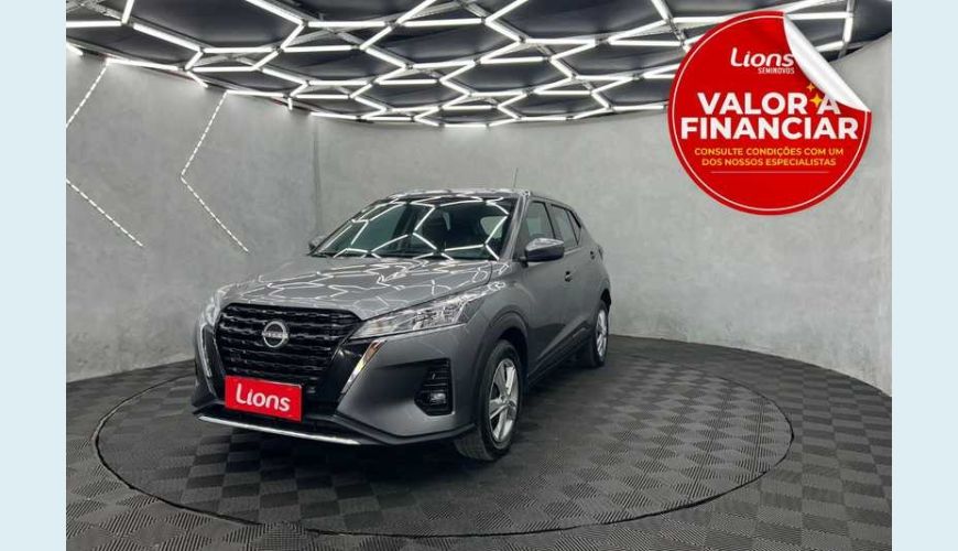 NISSAN KICKS ACTIVE 1.6 FLEX AUT. 4P - CINZA - 2024 Foto 1 (Grande)