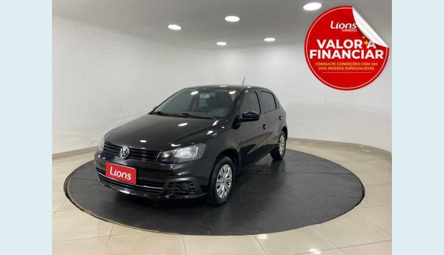 VOLKSWAGEN GOL TRENDLINE 1.0 MPI 12V FLEX MANUAL 4P - PRETO - 2018 Foto 1 (Grande)