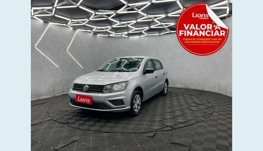 VOLKSWAGEN GOL 1.0 12V FLEX MANUAL 4P - PRATA - 2021 Foto 1 (Grande)