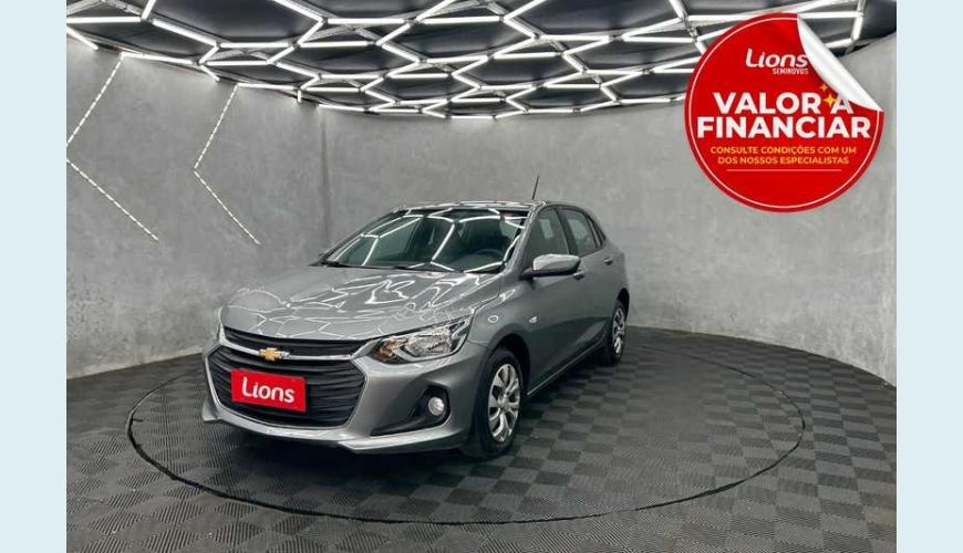 CHEVROLET ONIX LT 1.0 TURBO FLEX MANUAL 4P - PRATA - 2024 Foto 1 (Grande)