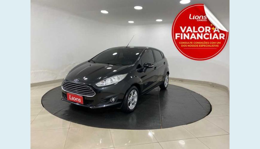 FORD FIESTA SE 1.6 16V FLEX AUT. 4P - PRETO - 2015 Foto 1 (Grande)