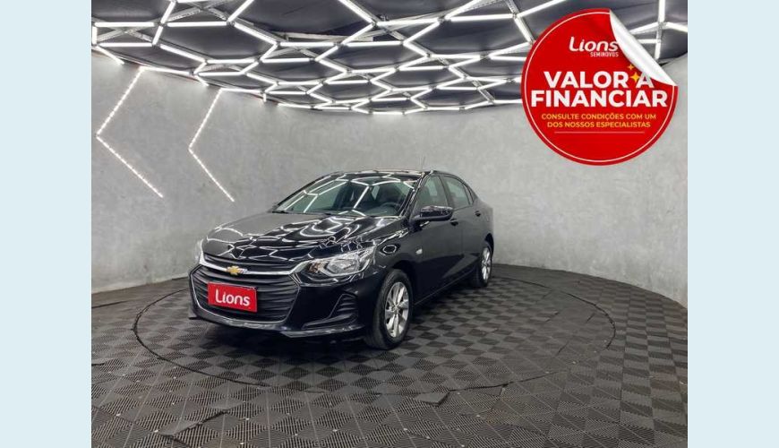 CHEVROLET ONIX PLUS LT 1.0 FLEX MANUAL 4P - PRETO - 2023 Foto 1 (Grande)