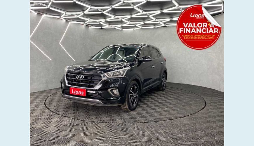 HYUNDAI CRETA PRESTIGE 2.0 FLEX AUT. 4P - PRETO - 2021 Foto 1 (Grande)