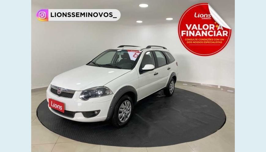 FIAT PALIO WEEKEND TREKKING 1.6 E.TORQ FLEX MANUAL 4P - BRANCO - 2016 Foto 1 (Grande)