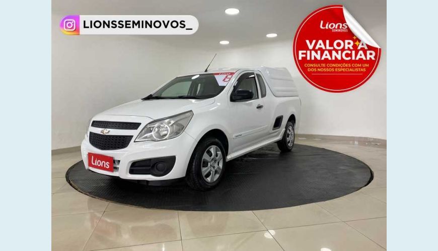 CHEVROLET MONTANA LS 1.4 FLEX MANUAL 2P - BRANCO - 2018 Foto 1 (Grande)
