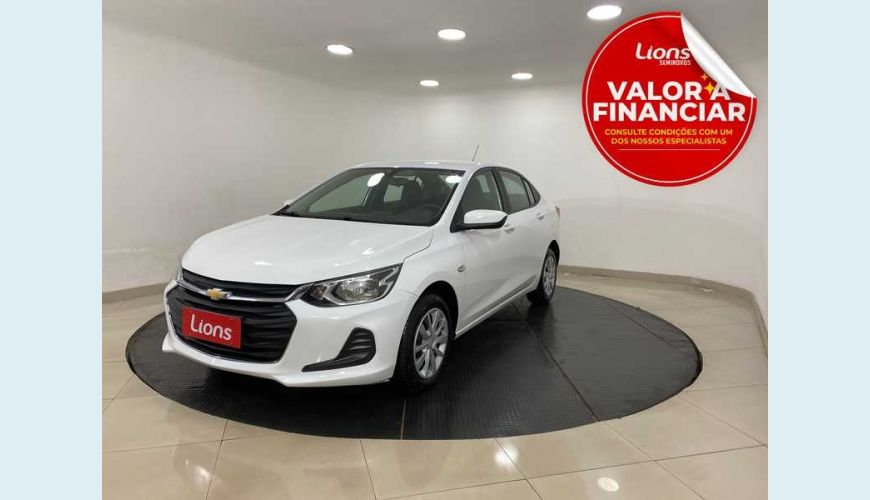 CHEVROLET ONIX PLUS LT 1.0 FLEX MANUAL 4P - BRANCO - 2020 Foto 1 (Grande)
