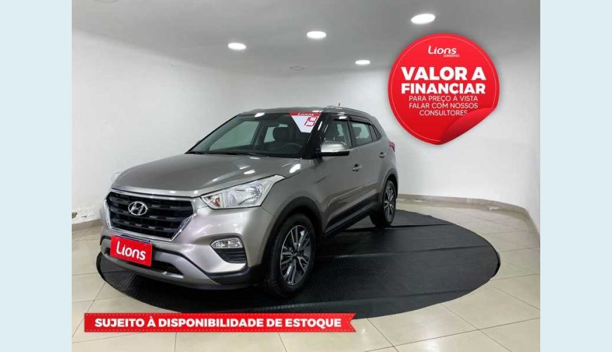 HYUNDAI CRETA PULSE PLUS 1.6 FLEX AUT. 4P - PRATA - 2019 Foto 1 (Grande)