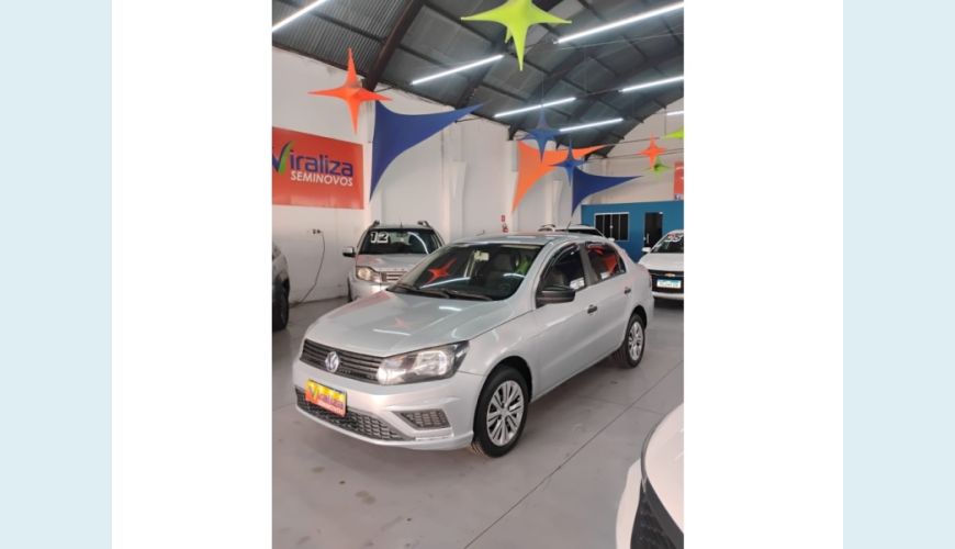 VOLKSWAGEN VOLKSWAGEN VOYAGE FLEX MANUAL 4P - PRATA - 2019 Foto 1 (Grande)