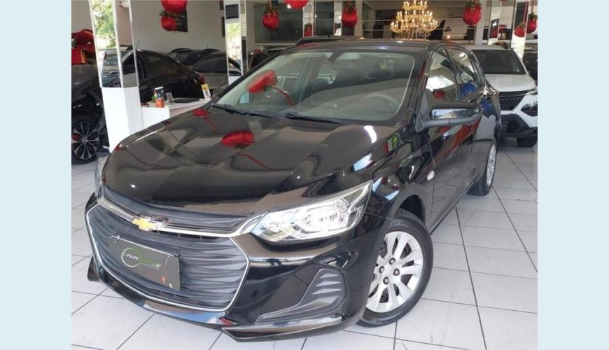 CHEVROLET ONIX LT1 1.0 TURBO FLEX MANUAL 4P - PRETO - 2020 Foto 1 (Grande)