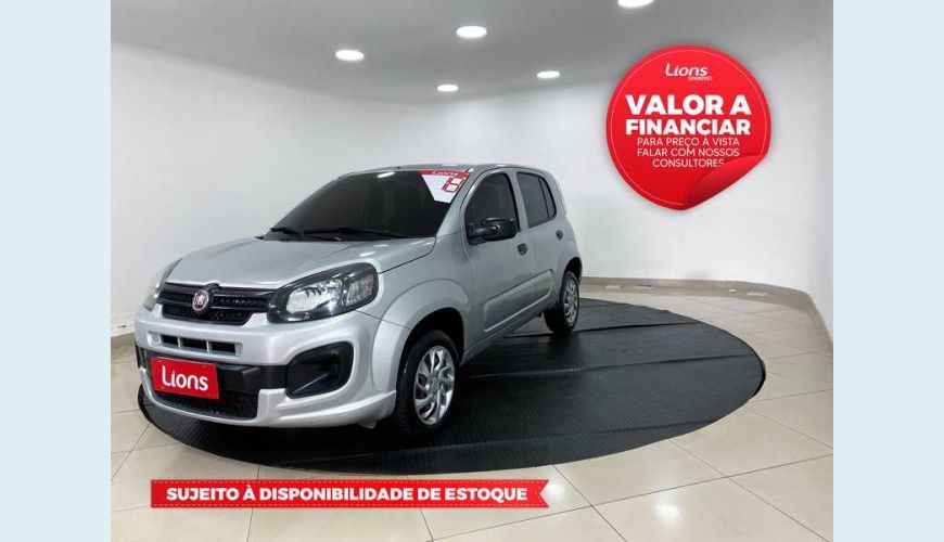 FIAT UNO DRIVE FIREFLY 1.0 FLEX MANUAL 4P - PRATA - 2018 Foto 1 (Grande)