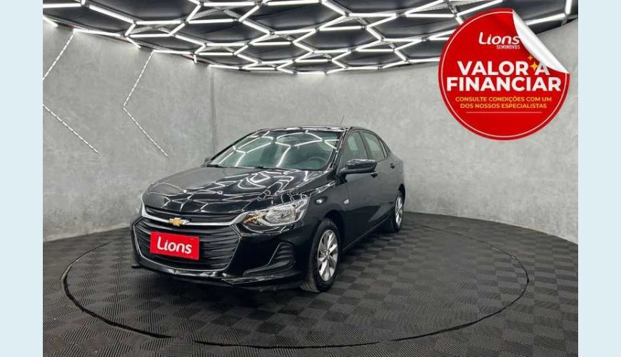 CHEVROLET CHEVROLET ONIX PLUS LT 1.0 FLEX MANUAL 4P - PRETO - 2023 Foto 1 (Grande)
