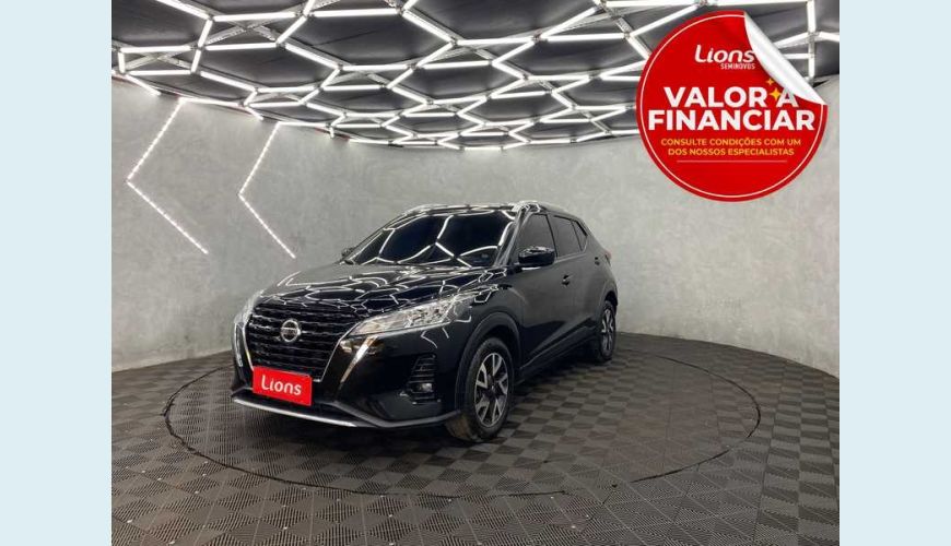 NISSAN KICKS SENSE 1.6 FLEX MANUAL 4P - PRETO - 2022 Foto 1 (Grande)