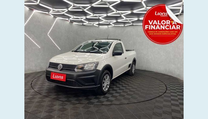 VOLKSWAGEN SAVEIRO ROBUST 1.6 MSI FLEX MANUAL 2P - BRANCO - 2018 Foto 1 (Grande)