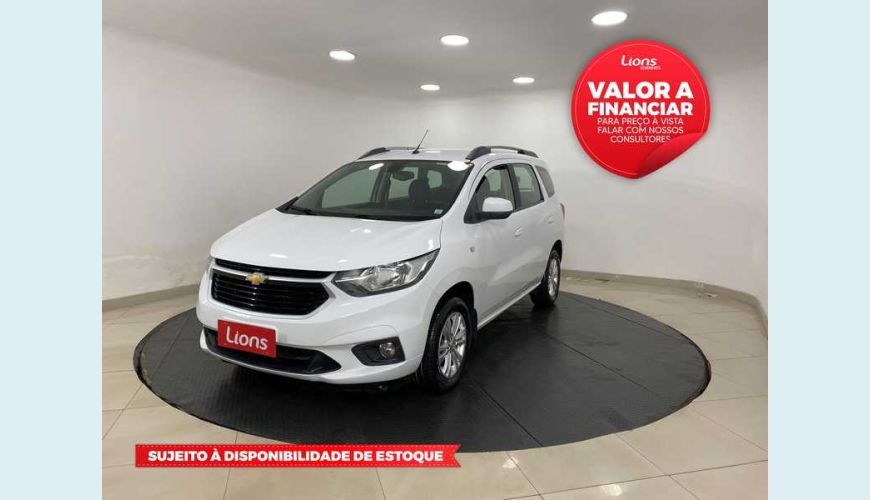 CHEVROLET SPIN LT 5S 1.8 FLEX AUT. 4P - BRANCO - 2019 Foto 1 (Grande)