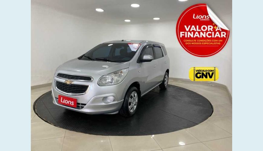 CHEVROLET CHEVROLET SPIN LT 1.8 FLEX AUT. 4P - PRATA - 2013 Foto 1 (Grande)