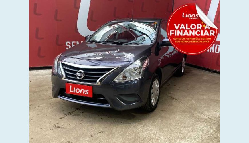 NISSAN NISSAN VERSA 1.0 FLEX AUT. 4P - CINZA - 2020 Foto 1 (Grande)