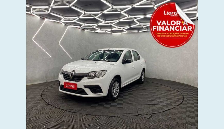 RENAULT RENAULT LOGAN ZEN 1.0 12V SCE FLEX MANUAL 4P - BRANCO - 2023 Foto 1 (Grande)