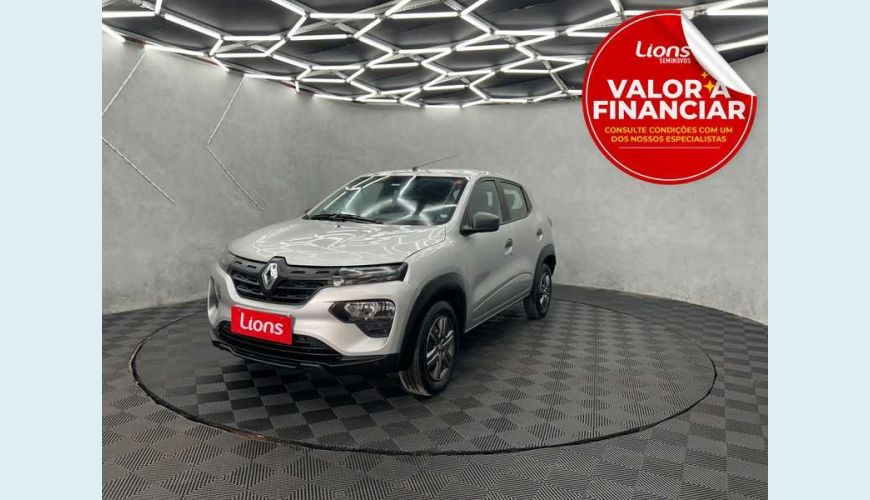 RENAULT RENAULT KWID ZEN 1.0 12V SCE FLEX MANUAL 4P - PRATA - 2023 Foto 1 (Grande)