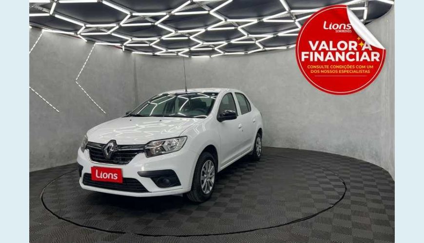 RENAULT RENAULT LOGAN ZEN 1.6 16V FLEX MANUAL 4P - BRANCO - 2022 Foto 1 (Grande)
