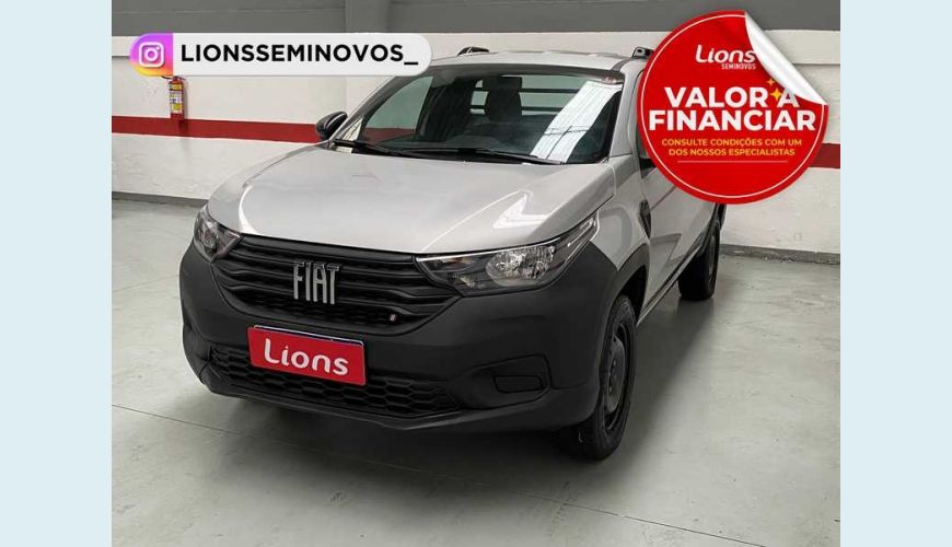 FIAT STRADA ENDURANCE 1.4 FLEX MANUAL 4P - PRATA - 2021 Foto 1 (Grande)