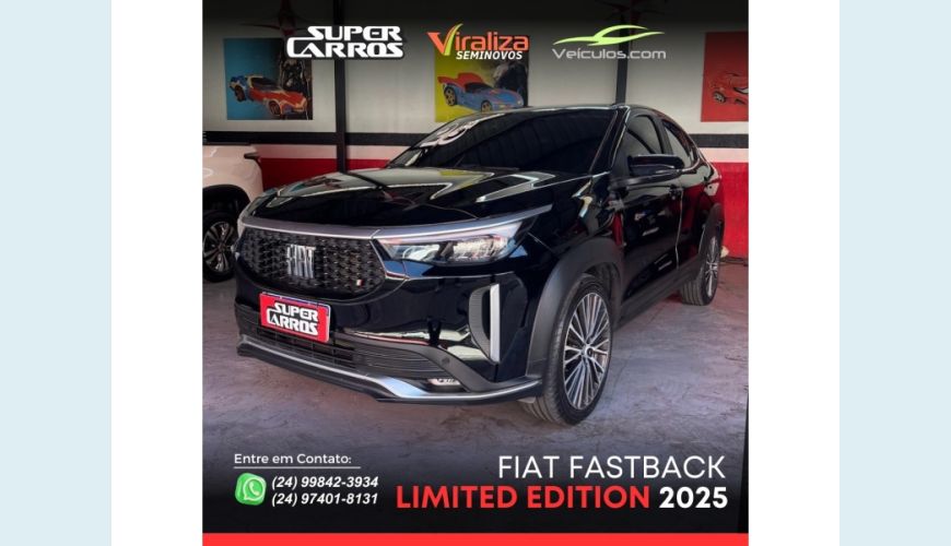 FIAT FASTBACK FLEX AUT. 4P - PRETO - 2025 Foto 1 (Grande)