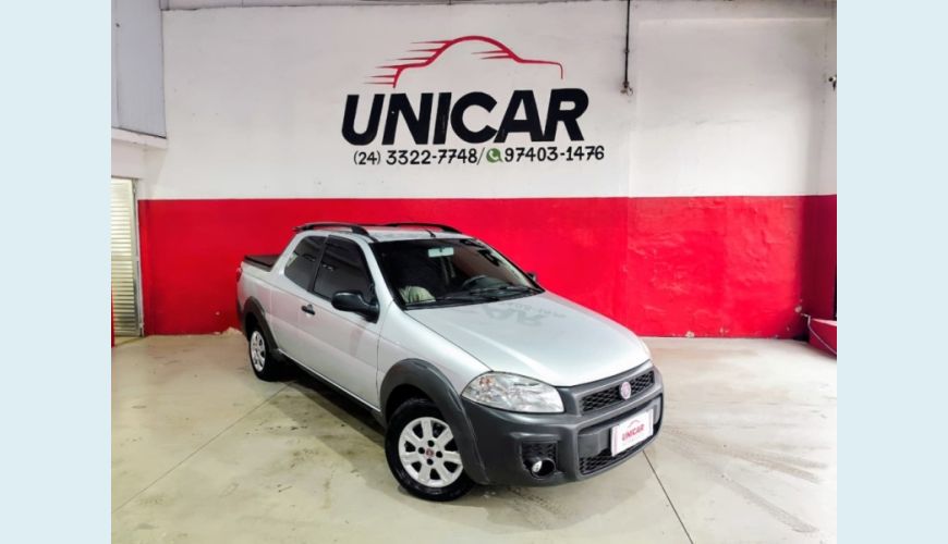 FIAT STRADA FLEX MANUAL 2P - PRATA - 2014 Foto 1 (Grande)