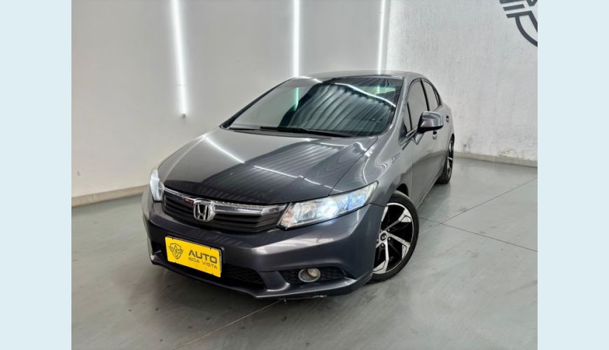 HONDA CIVIC FLEX AUT. 4P - CINZA - 2014 Foto 1 (Grande)