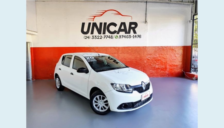 RENAULT SANDERO FLEX MANUAL 4P - BRANCO - 2020 Foto 1 (Grande)