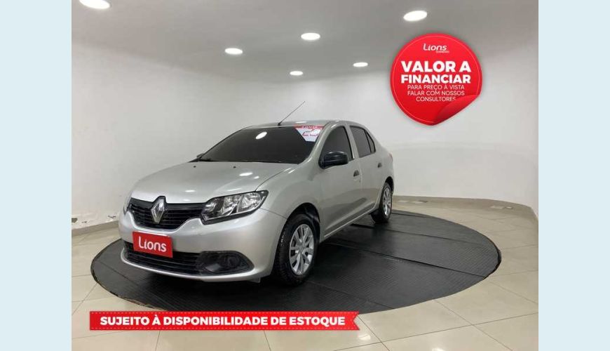 RENAULT LOGAN AUTHENTIQUE 1.0 12V FLEX MANUAL 4P - PRATA - 2020 Foto 1 (Grande)