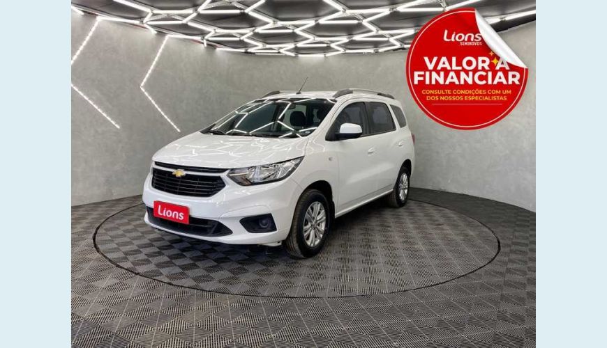 CHEVROLET SPIN LT 1.8 FLEX MANUAL 4P - BRANCO - 2020 Foto 1 (Grande)