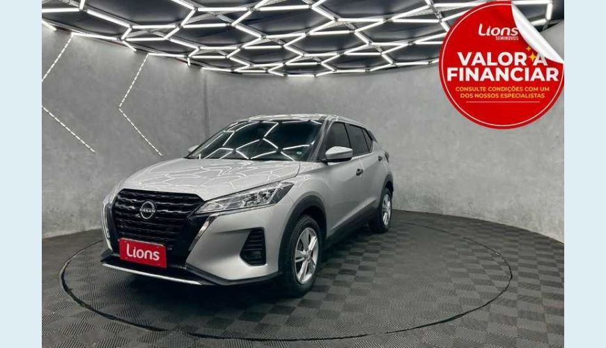 NISSAN KICKS ACTIVE 1.6 FLEX AUT. 4P - PRATA - 2024 Foto 1 (Grande)