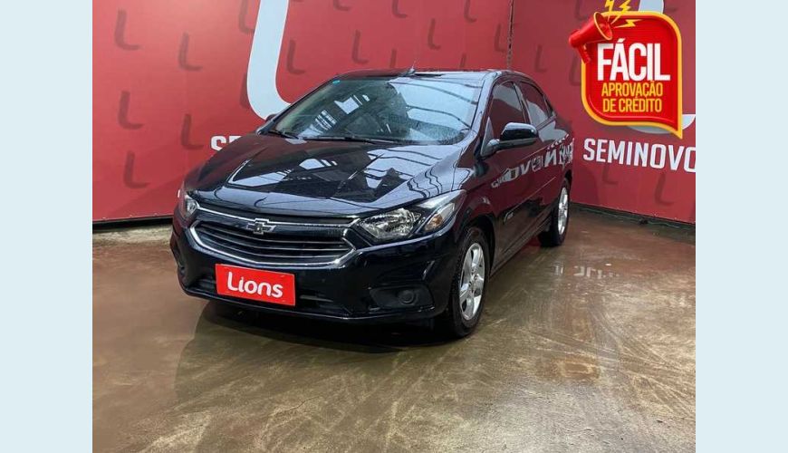 CHEVROLET PRISMA ECO LT 1.4 FLEX MANUAL 4P - PRETO - 2019 Foto 1 (Grande)