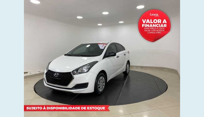 HYUNDAI HB 20S UNIQUE 1.0 FLEX MANUAL 4P - BRANCO - 2019 Foto 1 (Grande)