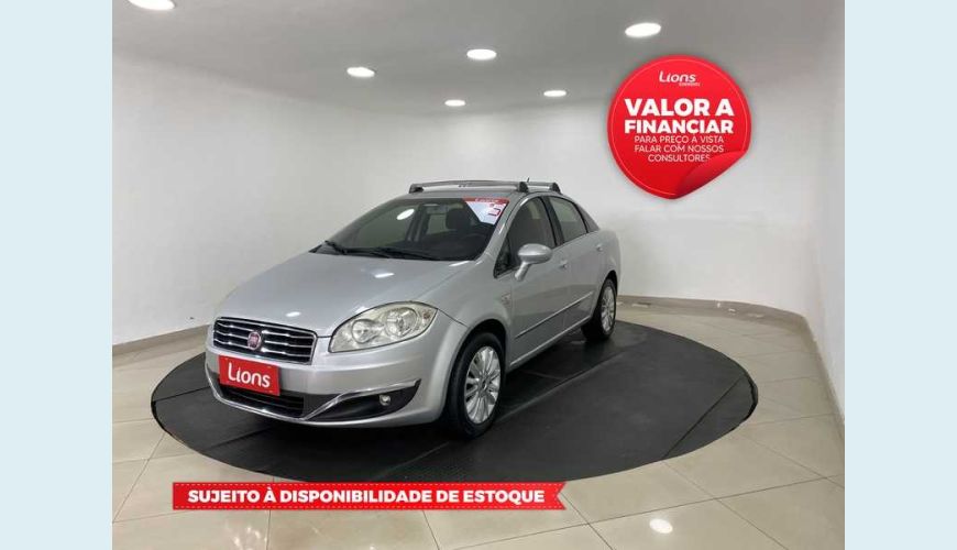 FIAT LINEA ESSENCE 1.8 16V FLEX MANUAL 4P - PRATA - 2015 Foto 1 (Grande)