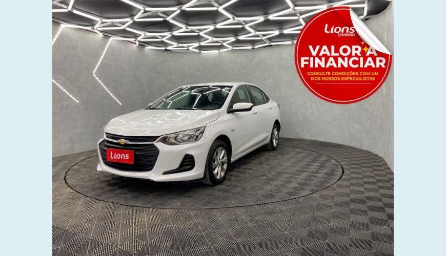CHEVROLET ONIX PLUS LT 1.0 FLEX MANUAL 4P - BRANCO - 2021 Foto 1 (Grande)
