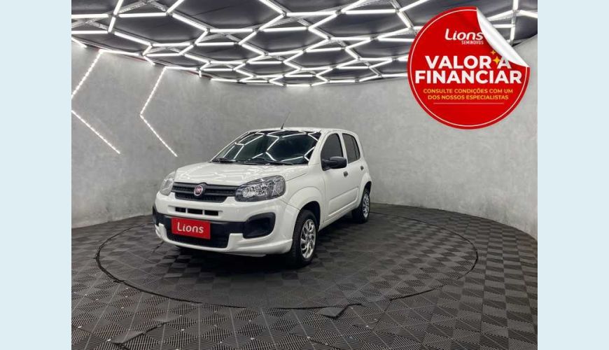 FIAT UNO ATTRACTIVE 1.0 FLEX MANUAL 4P - BRANCO - 2021 Foto 1 (Grande)