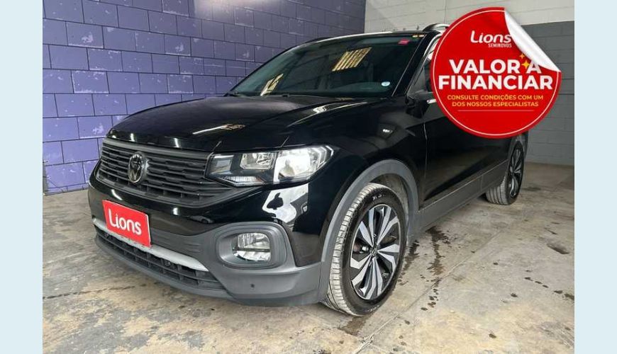 VOLKSWAGEN T-CROSS 1.0 TSI 12V FLEX AUT. 4P - PRETO - 2024 Foto 1 (Grande)