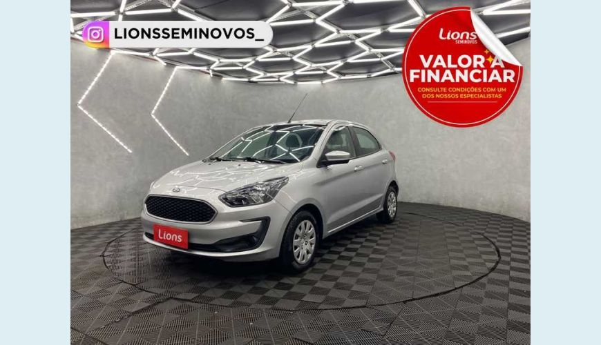 FORD KA SE 1.0 FLEX MANUAL 4P - PRATA - 2020 Foto 1 (Grande)