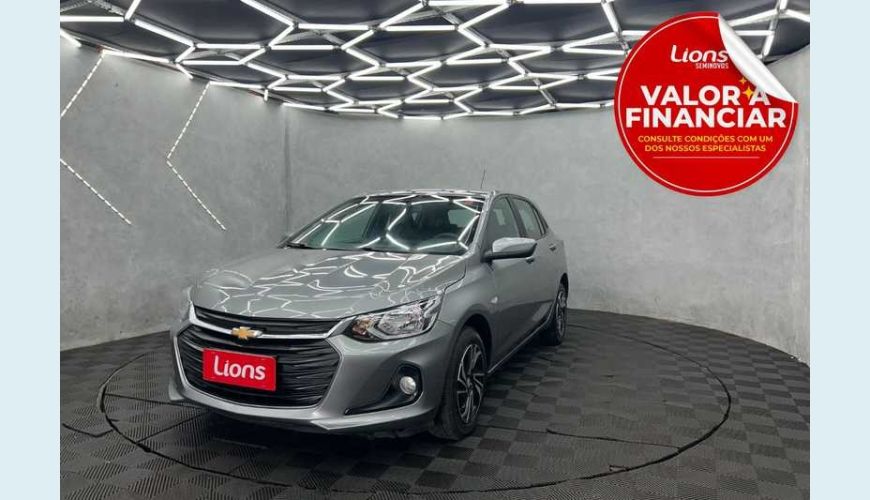CHEVROLET ONIX LT 1.0 TURBO FLEX MANUAL 4P - PRATA - 2025 Foto 1 (Grande)