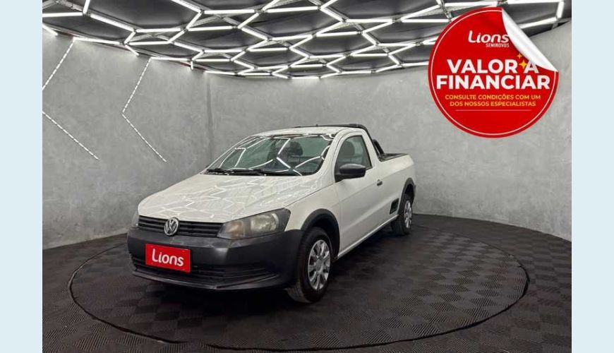 VOLKSWAGEN SAVEIRO STARTLINE CS 1.6 FLEX MANUAL 2P - BRANCO - 2016 Foto 1 (Grande)