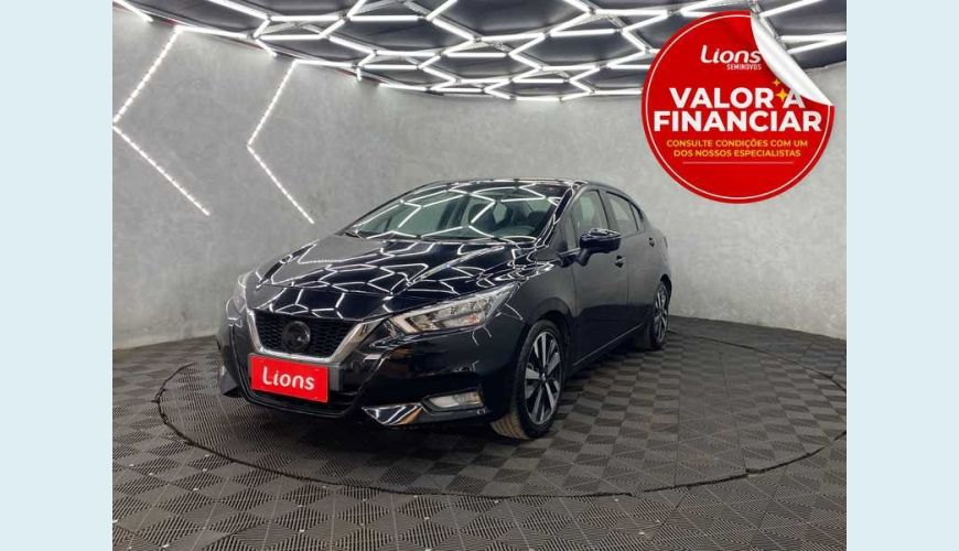 NISSAN VERSA EXCLUSIVE 1.6 FLEX AUT. 4P - PRETO - 2022 Foto 1 (Grande)