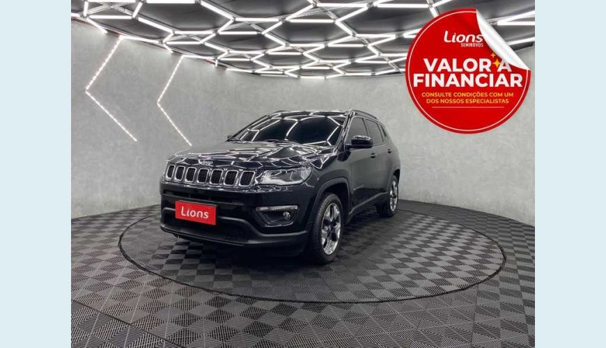 JEEP COMPASS LONGITUDE 2.0 FLEX AUT. 4P - PRETO - 2019 Foto 1 (Grande)